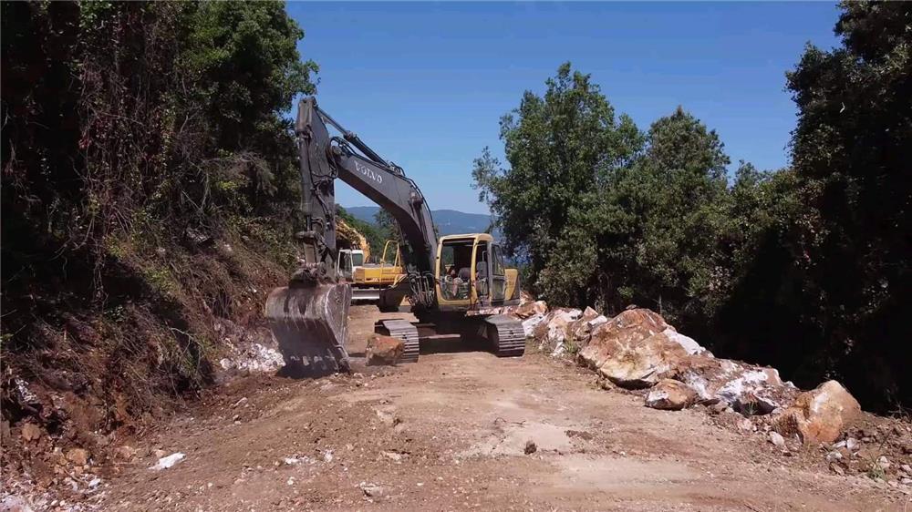 Περιφέρεια Θεσσαλίας: Συνεχίζονται οι εργασίες κατασκευής του νέου δρόμου για τη σύνδεση του Βένετου με την παραλία Κουλούρι 
