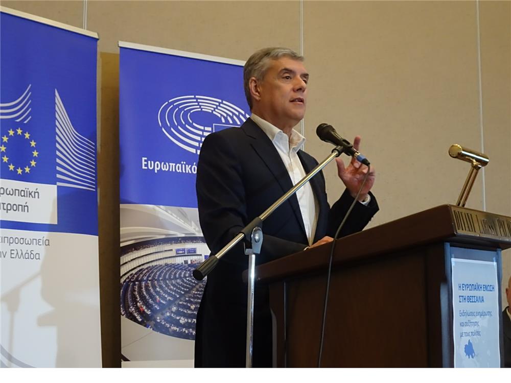 Κ.  Αγοραστός στην εκδήλωση της Αντιπροσωπείας της Ε.Ε. και του  Europe Direct:  « Η Περιφέρεια  Θεσσαλίας πρωταγωνιστεί και διακρίνεται στην Ελλάδα και στην Ευρώπη»