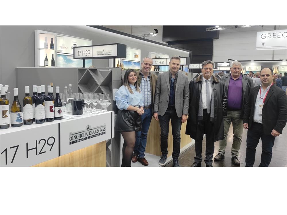 Ξεχώρισαν οι επιχειρήσεις της Περιφέρειας Θεσσαλίας  στη Διεθνή Έκθεση οίνου και ποτών PROWEIN στη Γερμανία