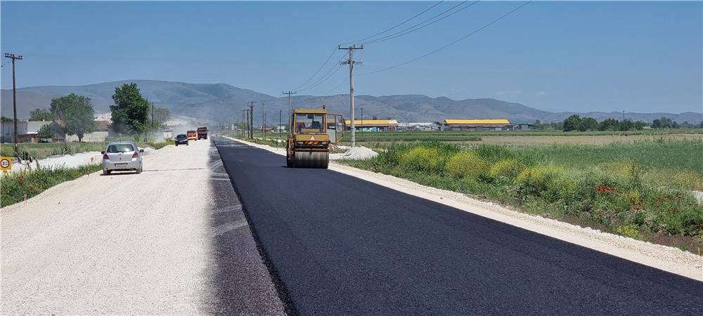 Ασφαλτόστρωση στο έργο "οδός ΔΕΛΤΑ – ΠΑΛΑΜΑ": Στο 80% η υλοποίηση του έργου.