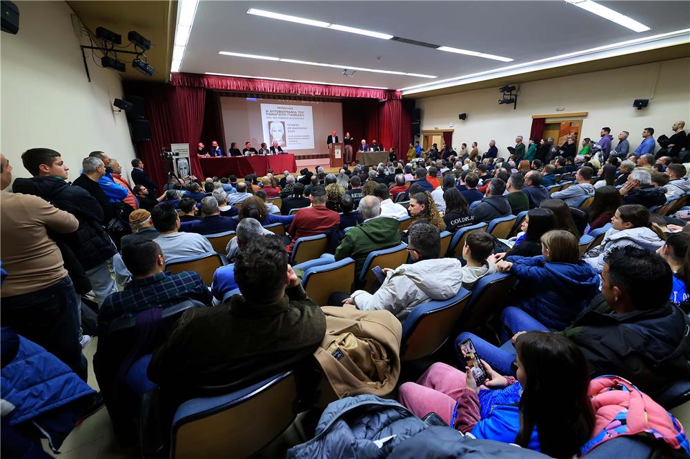 Ο Δημήτρης Κουρέτας στην παρουσίαση του βιβλίου του Παναγιώτη Γιαννάκη