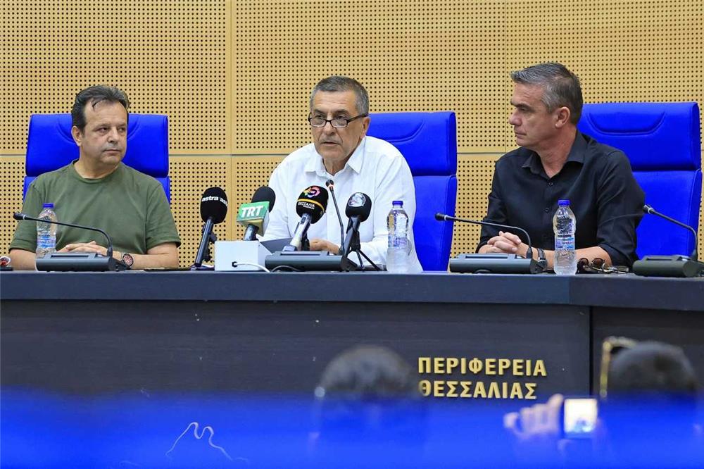 Έκτακτη συνέντευξη τύπου του Περιφερειάρχη Θεσσαλίας