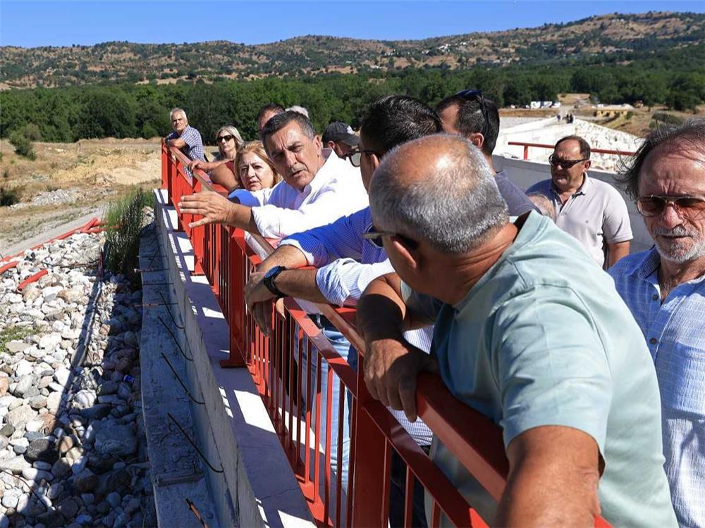 Αυτοψία Δημήτρη Κουρέτα στο Φράγμα Ληθαίου: Ολοκληρώνουμε ένα σημαντικό  έργο  για την Π.Ε Τρικάλων  που είχε βαλτώσει για  17 χρόνια