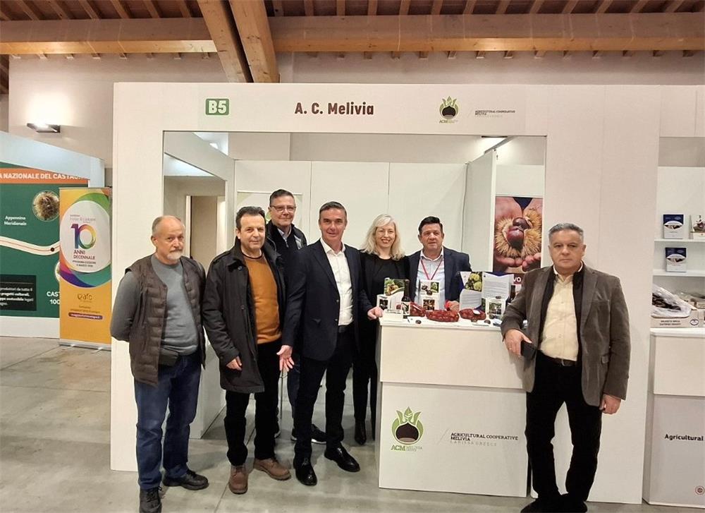 Στην έκθεση καστάνου στη Φλωρεντία της Ιταλίας η Περιφέρειας Θεσσαλίας
