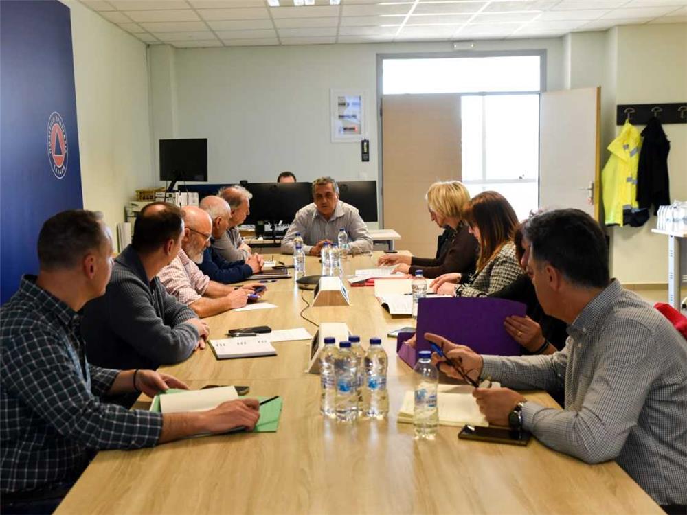 Συνάντηση Περιφερειάρχη Θεσσαλίας Δημήτρη Κουρέτα  με τη Διοίκηση του ΟΔΥΘ