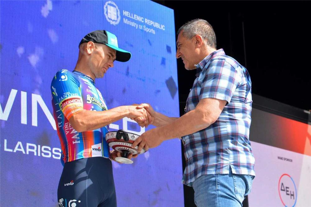 Στη μεγάλη γιορτή του τερματισμού του «ΔΕΗ Tour of Hellas» στη Λάρισα ο Περιφερειάρχης Θεσσαλίας Δημήτρης Κουρέτας