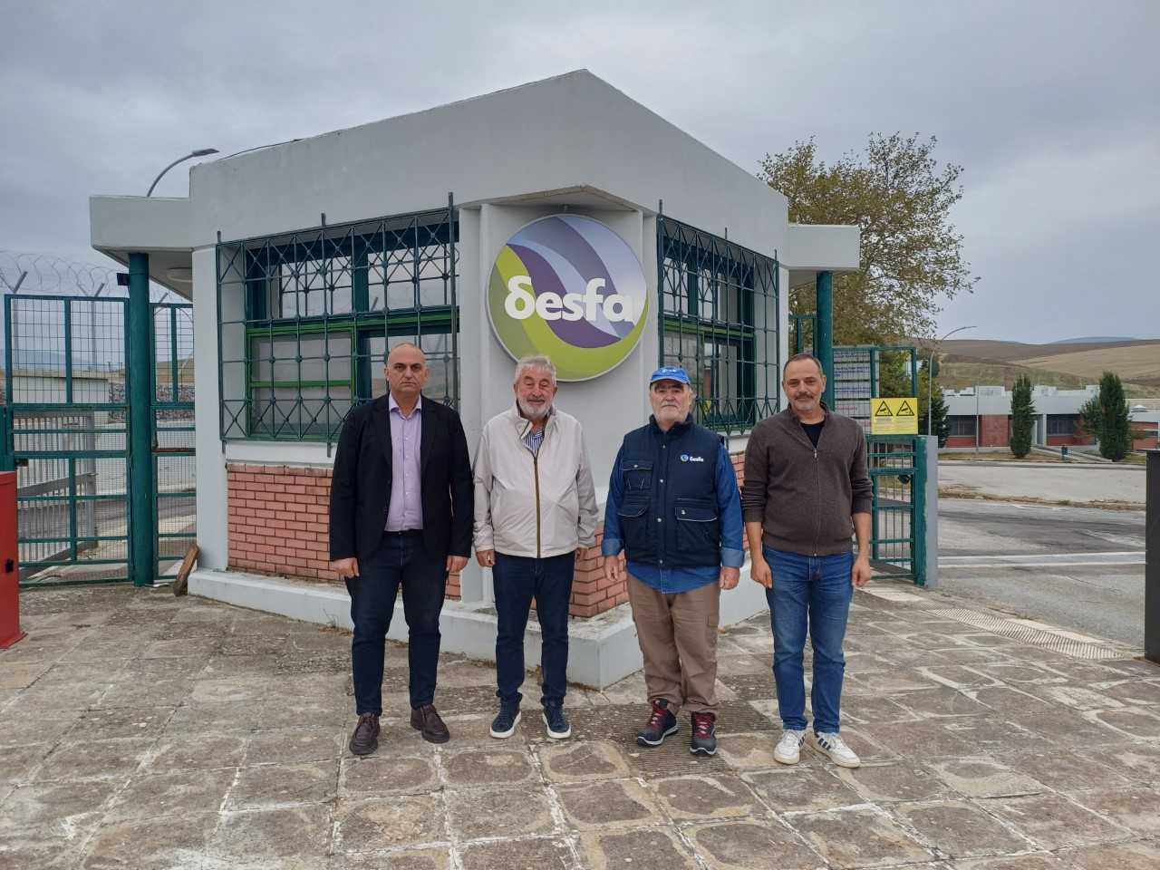 Η Περιφέρεια Θεσσαλίας στις εγκαταστάσεις του ΔΕΣΦΑ  στην Αμπελιά Φαρσάλων