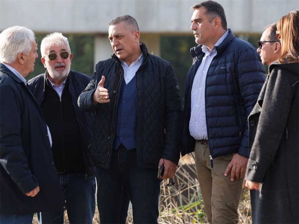 Αυτοψίες του Περιφερειάρχη Θεσσαλίας Δημήτρη Κουρέτα στην Παράκαμψη Συκεώνας, στα αντιπλημμυρικά του Ενιπέα και του Φαρσαλίτη και στη γέφυρα Καραβόπορου