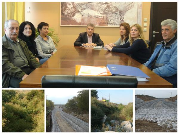Τεχνική σύσκεψη στην Περιφέρεια για τα έργα στην Κάρλα μεταξύ του περιφερειάρχη και υπηρεσιακών παραγόντων